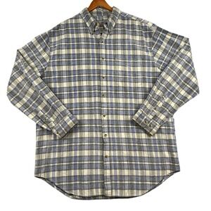 Territory Ahead Corduroy‎ Check Shirt Mens 2XL Tall 2XLT Button Down Long Sleeve
